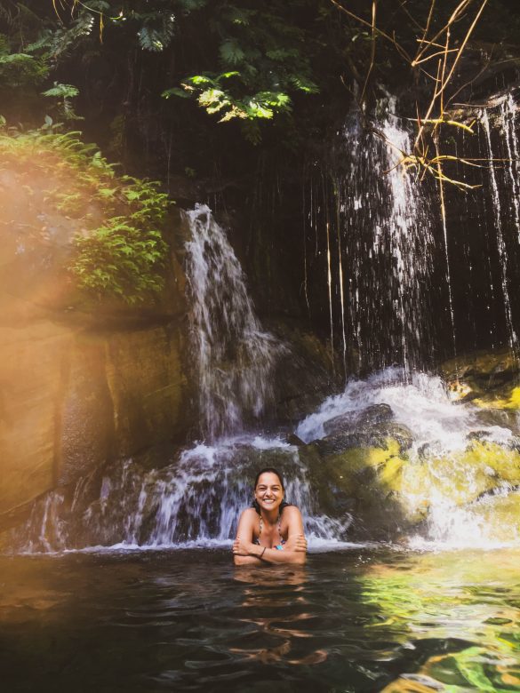 Cachoeira no Poço Azul