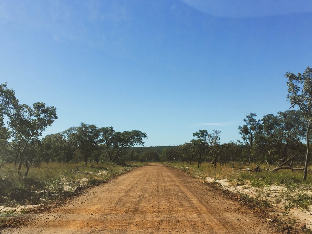 Caminho para o Poço Azul na Chapada das Mesas