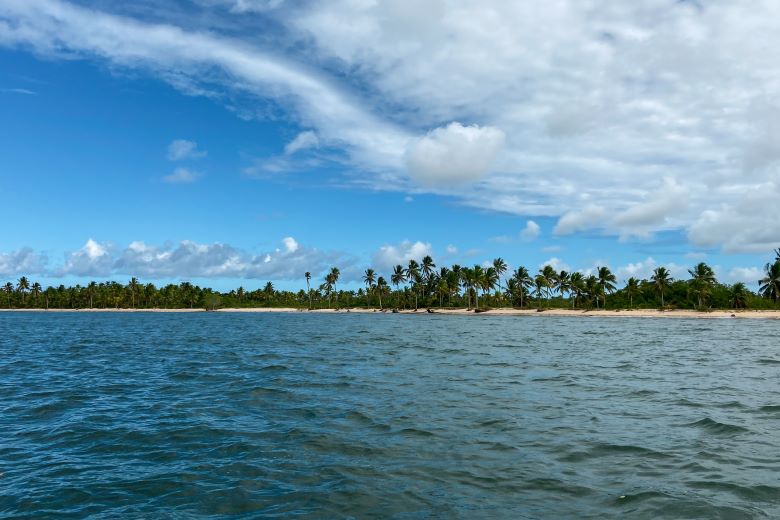 Baía de Camamu na travessia para Barra Grande