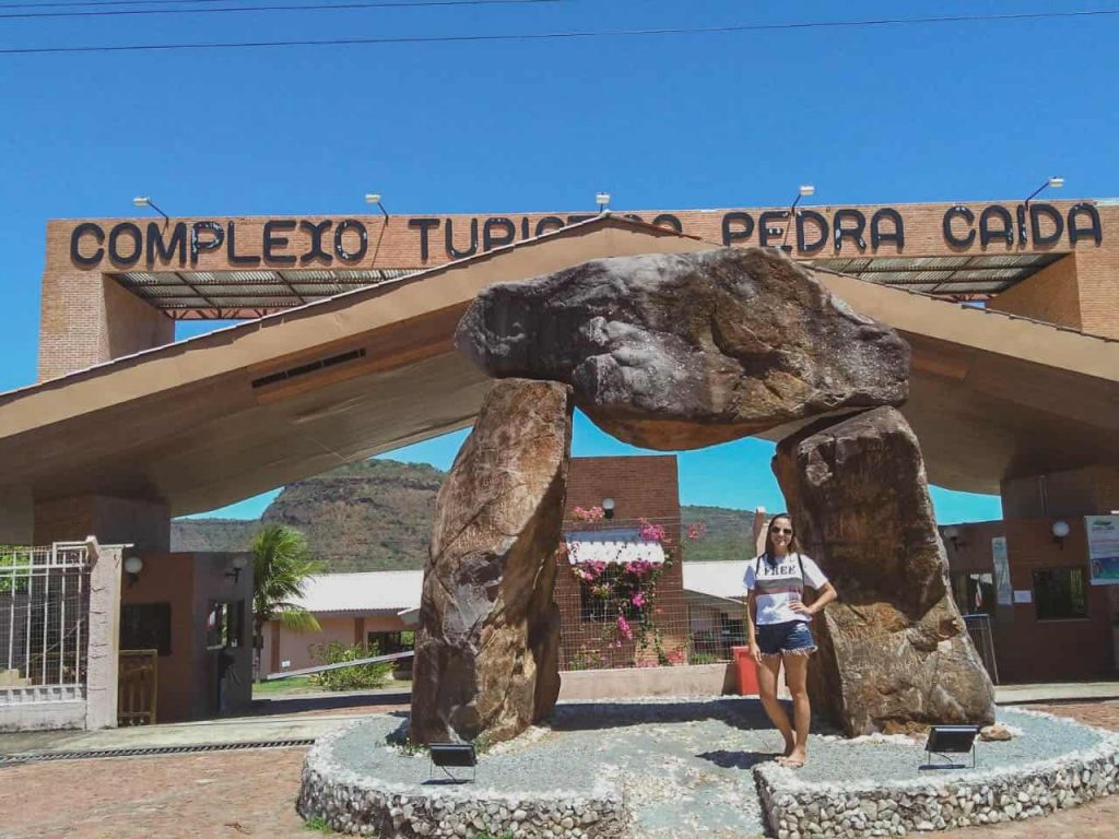Entrada do Complexo Turístico de Pedra Caída na Chapada das Mesas