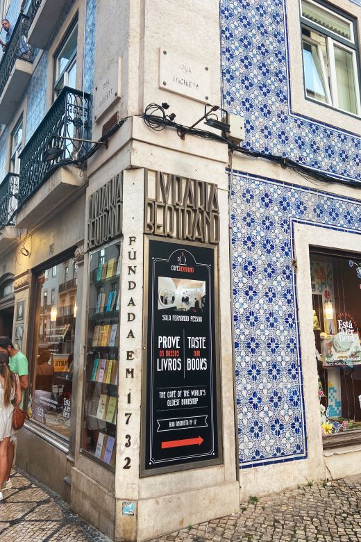 Livraria Bertrand, no bairro Chiado em Lisboa