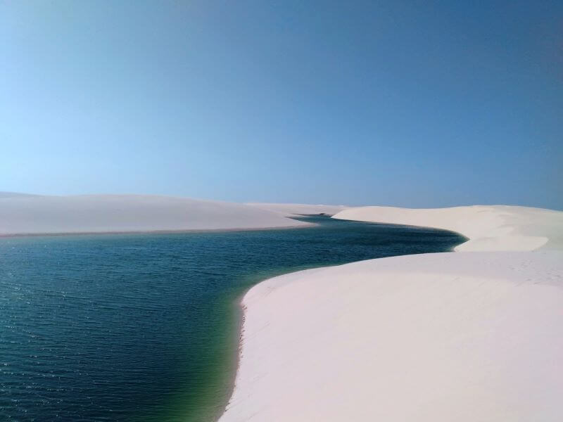 Lagoa Azul: um dos passeios dos Lençóis Maranhenses