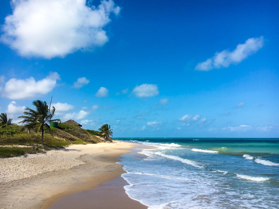 Praia das Dunas de Marapé, no litoral sul de Alagoas