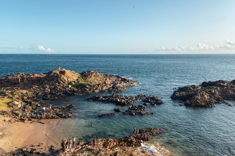 Praia do Farol da Barra em Salvador