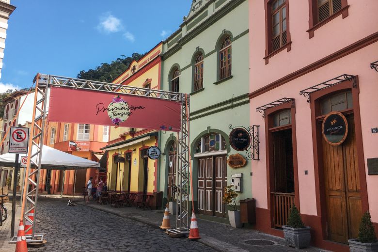 Rua do Lazer em Santa Teresa, ES