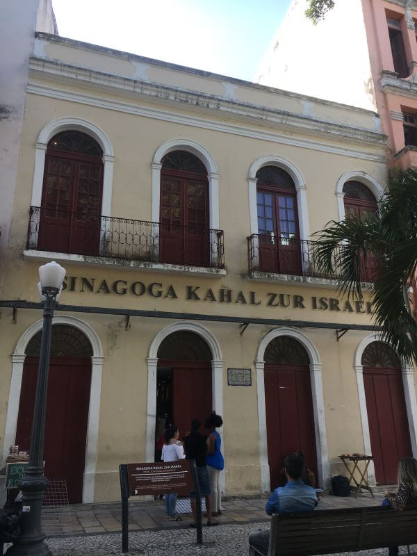 Sinagoga Kahal Zur Israel no Recife Antigo