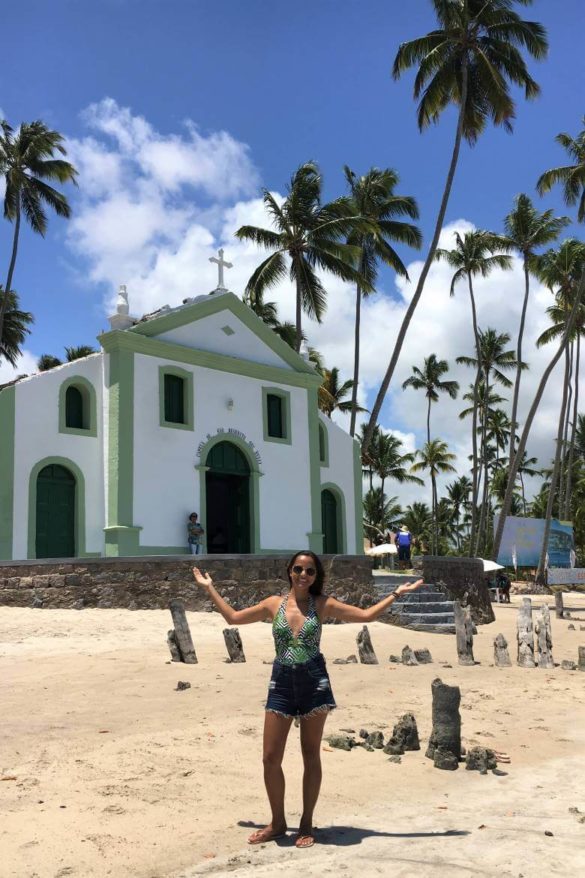 Capela de São Sebastião na Praia de Carneiros